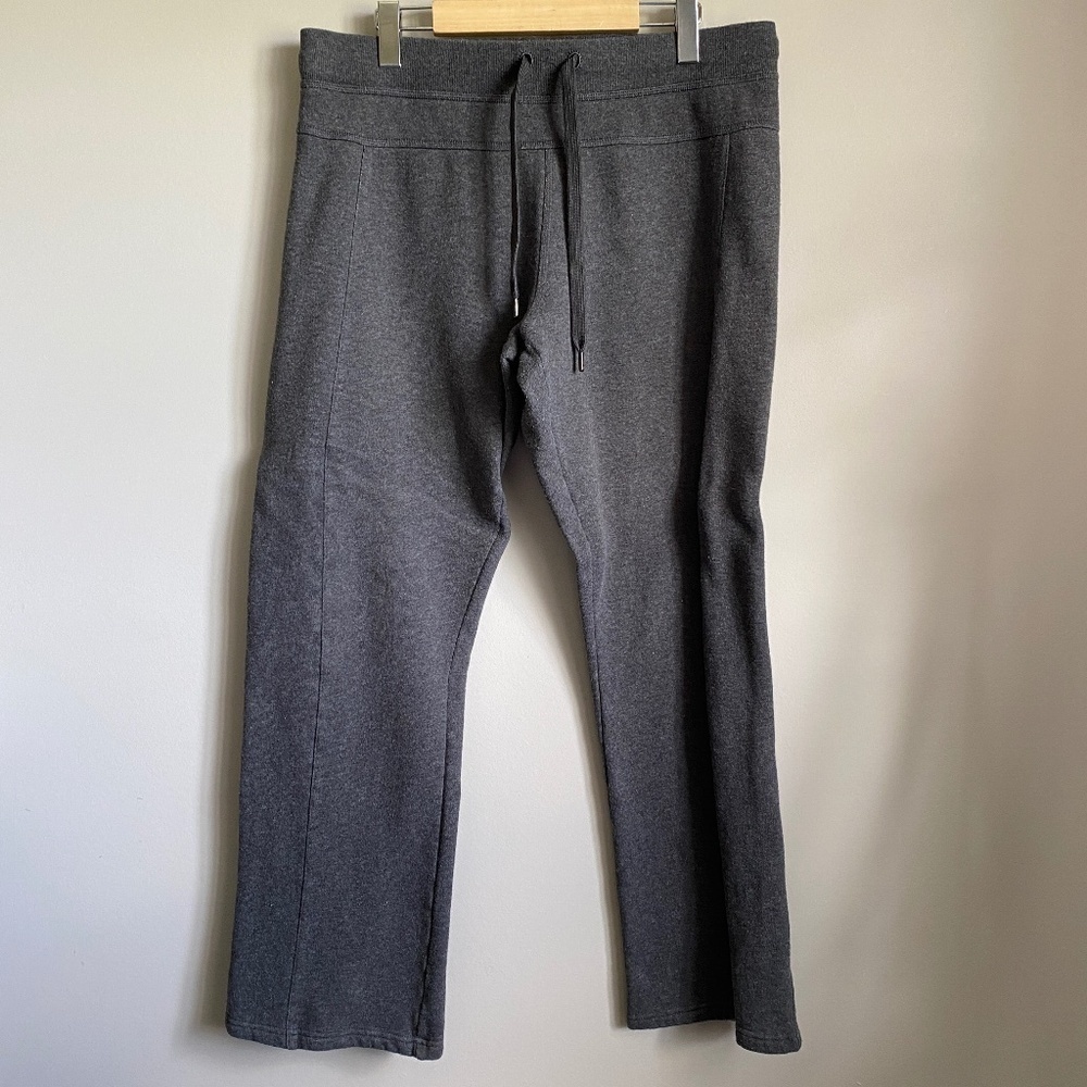 Tuff Athletics Women's Gray Lined Leggings Size Large Fleece Lined Pants